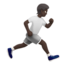 Person Running Facing Right（暗い肌色） (Apple)
