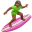 Woman Surfing（やや暗い肌色） (Apple)