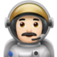 Man Astronaut（明るい肌色） (Apple)