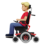 Man In Motorized Wheelchair（やや明るい肌色） (Apple)