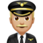 Man Pilot（やや明るい肌色） (Apple)