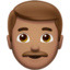 男性（中間の肌色） (Apple)