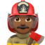Man Firefighter（やや暗い肌色） (Apple)