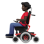 Man In Motorized Wheelchair（暗い肌色） (Apple)