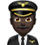 Man Pilot（暗い肌色） (Apple)