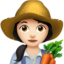 Woman Farmer（明るい肌色） (Apple)