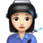 Woman Factory Worker（明るい肌色） (Apple)