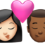 Kiss: Woman, Man（明るい肌色） (Apple)