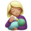 Woman Feeding Baby（やや明るい肌色） (Apple)