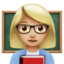 Woman Teacher（やや明るい肌色） (Apple)