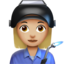 Woman Factory Worker（やや明るい肌色） (Apple)
