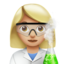 Woman Scientist（やや明るい肌色） (Apple)
