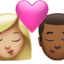 Kiss: Woman, Man（やや明るい肌色） (Apple)