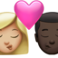 Kiss: Woman, Man（やや明るい肌色） (Apple)