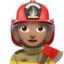 Woman Firefighter（中間の肌色） (Apple)