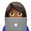 Woman Technologist（やや暗い肌色） (Apple)