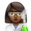 Woman Scientist（やや暗い肌色） (Apple)