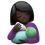 Woman Feeding Baby（暗い肌色） (Apple)
