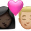 Kiss: Woman, Man（やや明るい肌色） (Apple)