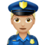Woman Police Officer（やや明るい肌色） (Apple)