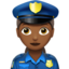 Woman Police Officer（やや暗い肌色） (Apple)