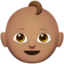 赤ちゃん（中間の肌色） (Apple)