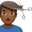 Man Getting Haircut（やや暗い肌色） (Apple)