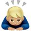 Man Bowing（やや明るい肌色） (Apple)