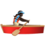 Woman Rowing Boat（暗い肌色） (Apple)