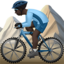 Man Mountain Biking（暗い肌色） (Apple)