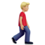 Man Walking Facing Right（やや明るい肌色） (Apple)