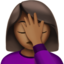Woman Facepalming（やや暗い肌色） (Apple)