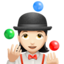 ジャグリング（女性）（明るい肌色） (Apple)