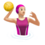 Woman Playing Water Polo（明るい肌色） (Apple)