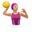 Woman Playing Water Polo（やや明るい肌色） (Apple)