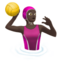 Woman Playing Water Polo（暗い肌色） (Apple)