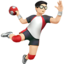 Man Playing Handball（明るい肌色） (Apple)