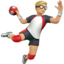 Man Playing Handball（やや明るい肌色） (Apple)