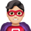 Man Superhero（明るい肌色） (Apple)