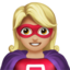 Woman Superhero（やや明るい肌色） (Apple)