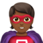 スーパーヒーロー（やや暗い肌色） (Apple)