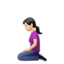 Woman Kneeling（明るい肌色） (Apple)