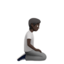 Person Kneeling Facing Right（暗い肌色） (Apple)