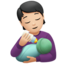 Person Feeding Baby（明るい肌色） (Apple)