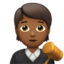 裁判官（やや暗い肌色） (Apple)