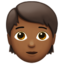 大人（やや暗い肌色） (Apple)