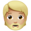 あごひげの人（やや明るい肌色） (Apple)