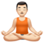 Man In Lotus Position（明るい肌色） (Apple)