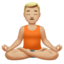 Man In Lotus Position（やや明るい肌色） (Apple)