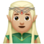 Man Elf（やや明るい肌色） (Apple)